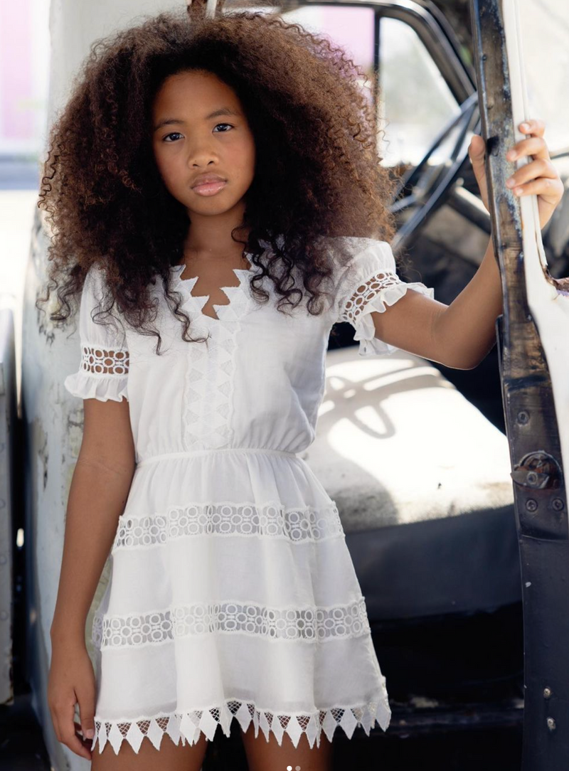 White sales anglaise dress