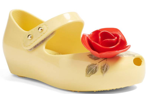 Mini melissa beauty 2025 and the beast yellow