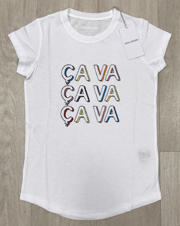 Tee shirt zadig et discount voltaire pas cher