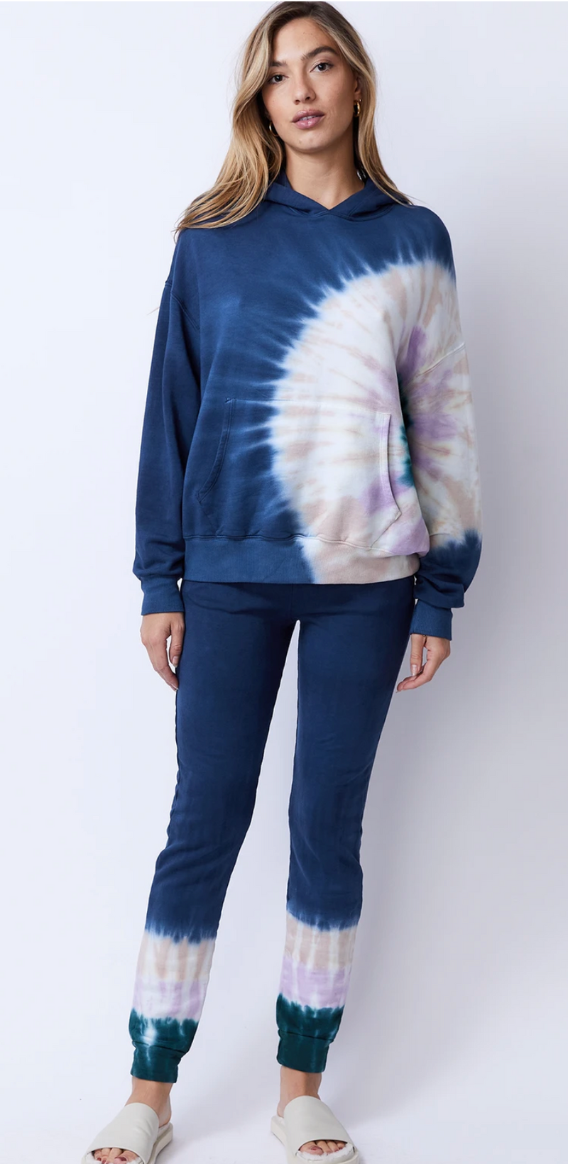 Monrow tie outlet dye sweatshirt