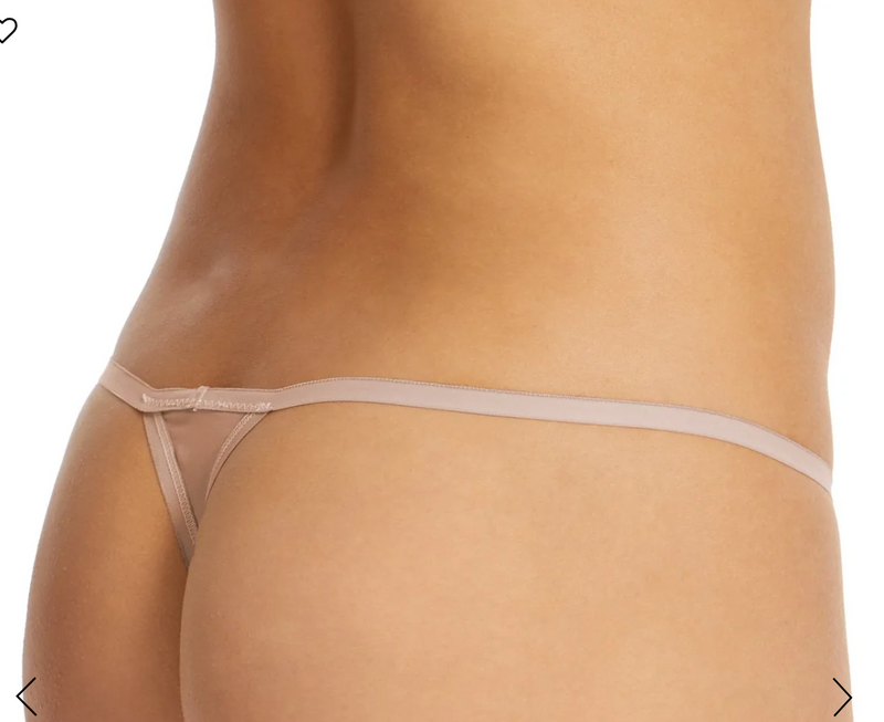 Hanky Panky Breathe G-String Thong in Taupe