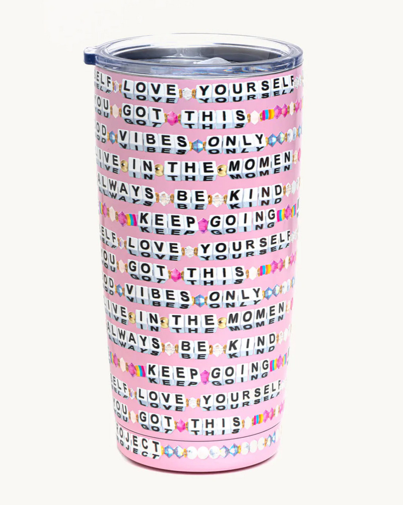 Little Words Project Beaded Tumbler