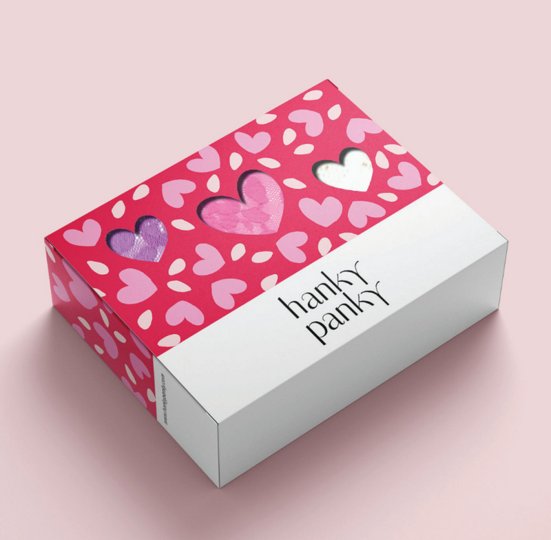 Hanky Panty Valentines Original Rise Thong 3 Pack | 4sisters1closet