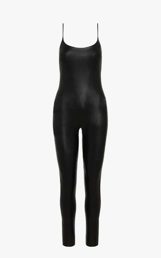 commando Women's Faux Patent Leather Spaghetti Strap Bodysuit : :  Clothing, Shoes & Accessories