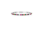 EF Collection Rainbow Collection in White Gold