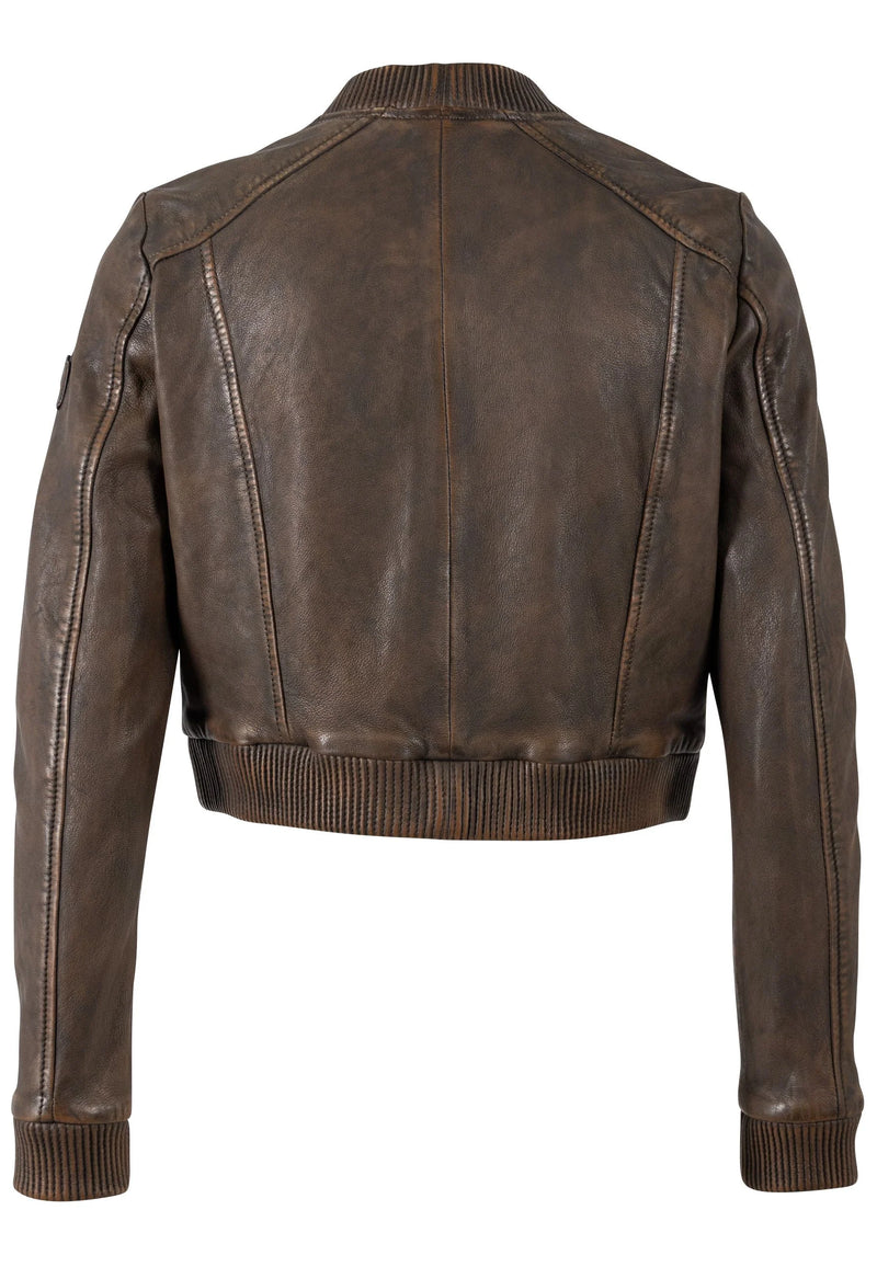 Mauritius Kamaryn Crop Bomber Jacket | 4sisters1closet