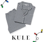 KULE The Short PJ Set  Navy/White | 4sisters1closet