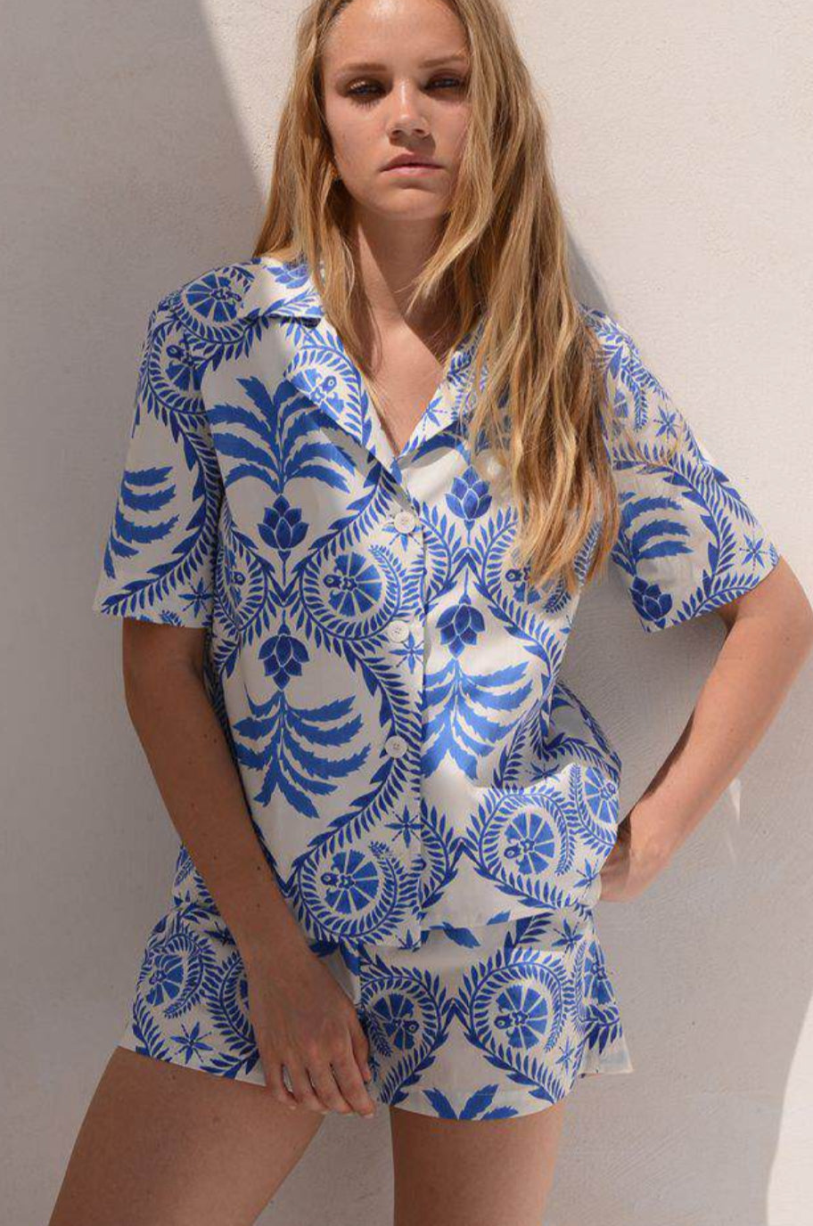 Kasia Naxos Shirt in Ocean  | 4sisters1closet