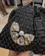 Maria La Rosa Crystal Lemon Mini Game in Black | 4sisters1closet