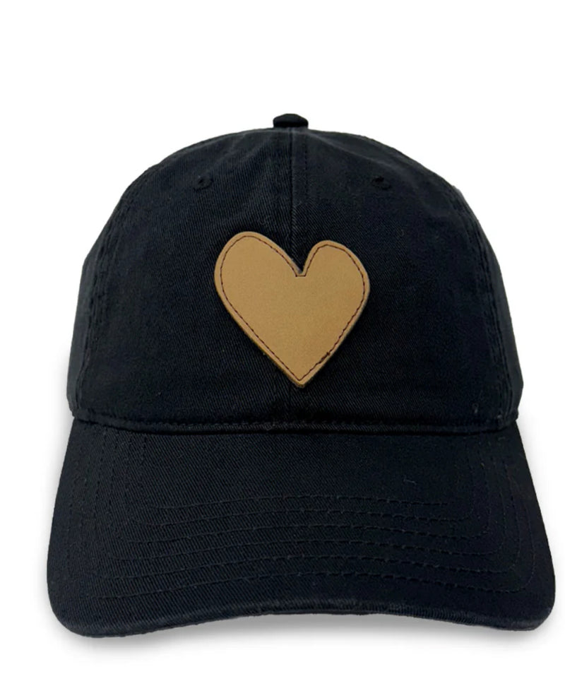 Kerri Rosenthal Imperfect Heart Hat in Black/Brown | 4sisters1closet