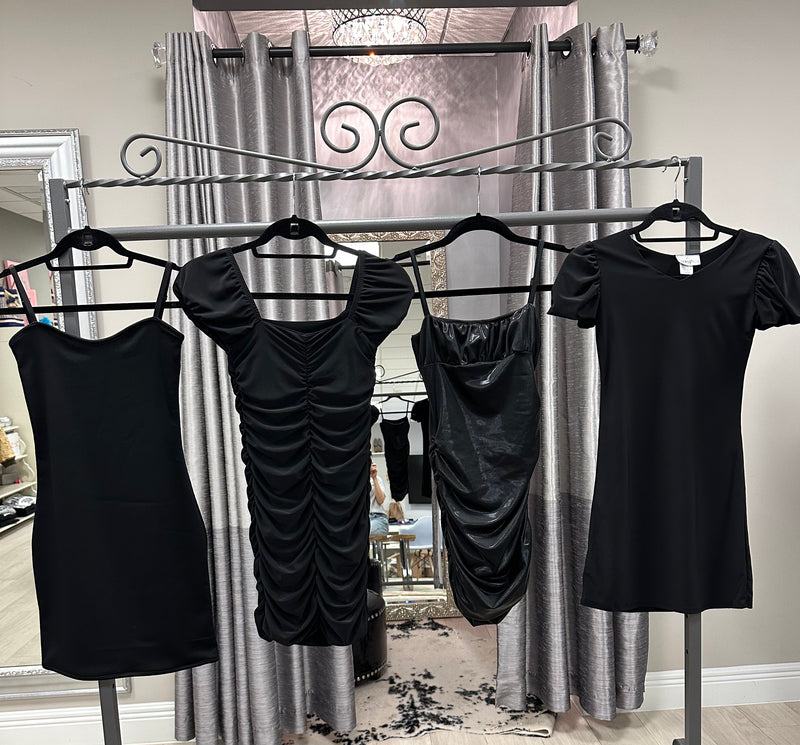 Cheryl Kids Collection  Luminous Dress in Black | 4sisters1closet