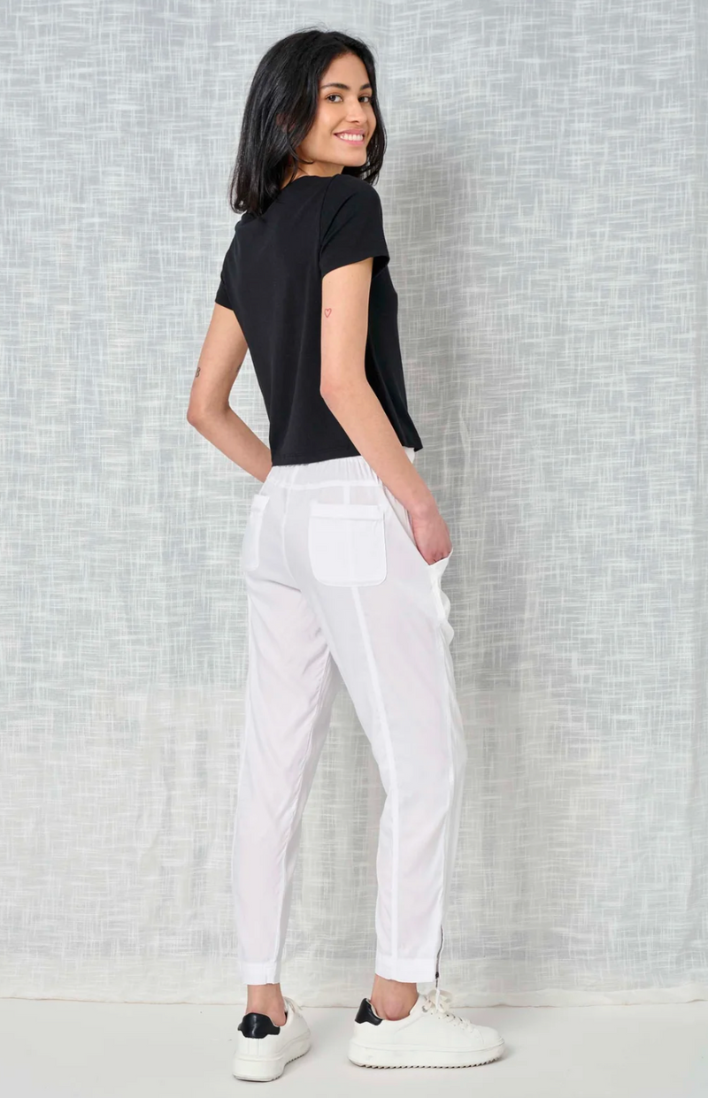 Marrakech Melody Cupro Jogger in White