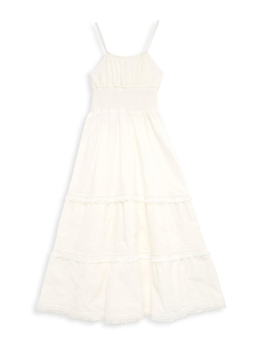 childrens white maxi dress Girls' Maxi Dresses
