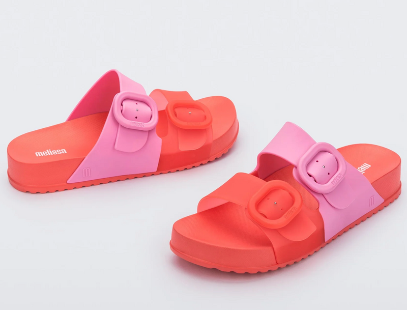  Melissa Cozy Slide AD in Red/Pink | 4sisters1closet