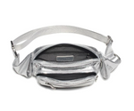 Sol and Selene Hip Hugger Belt Bag in Silver | 4sisters1closet