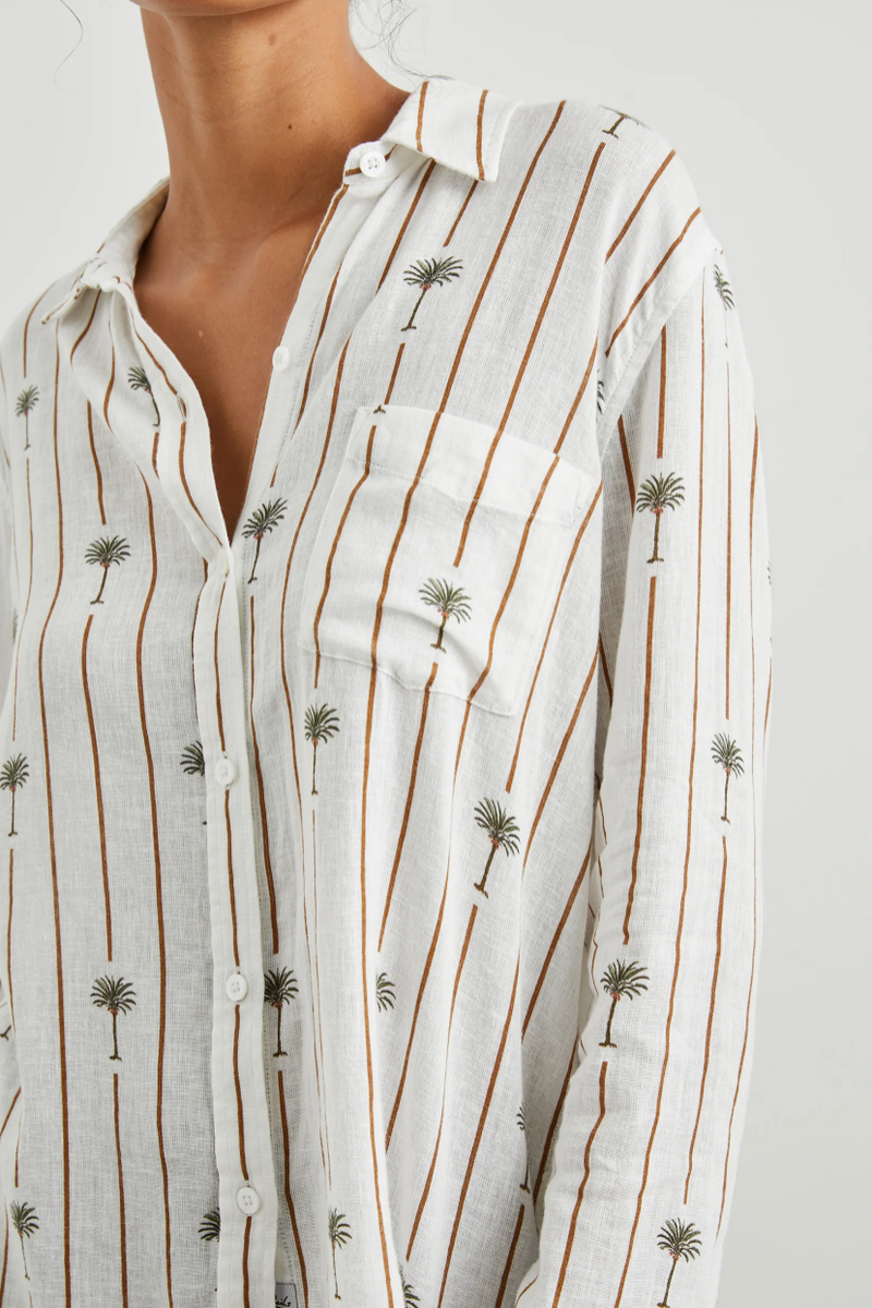 Rails Charli Shirt Stripe Palms | 4sisters1closet