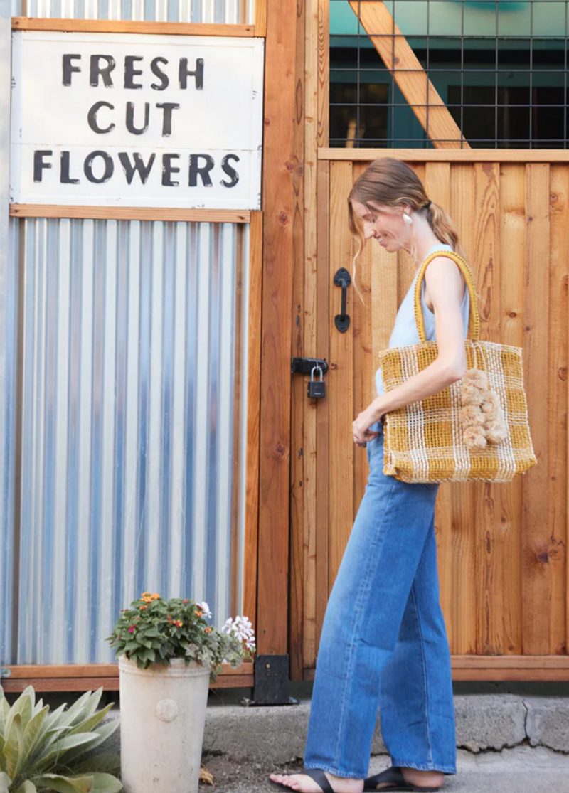 Kayu straw tote sales