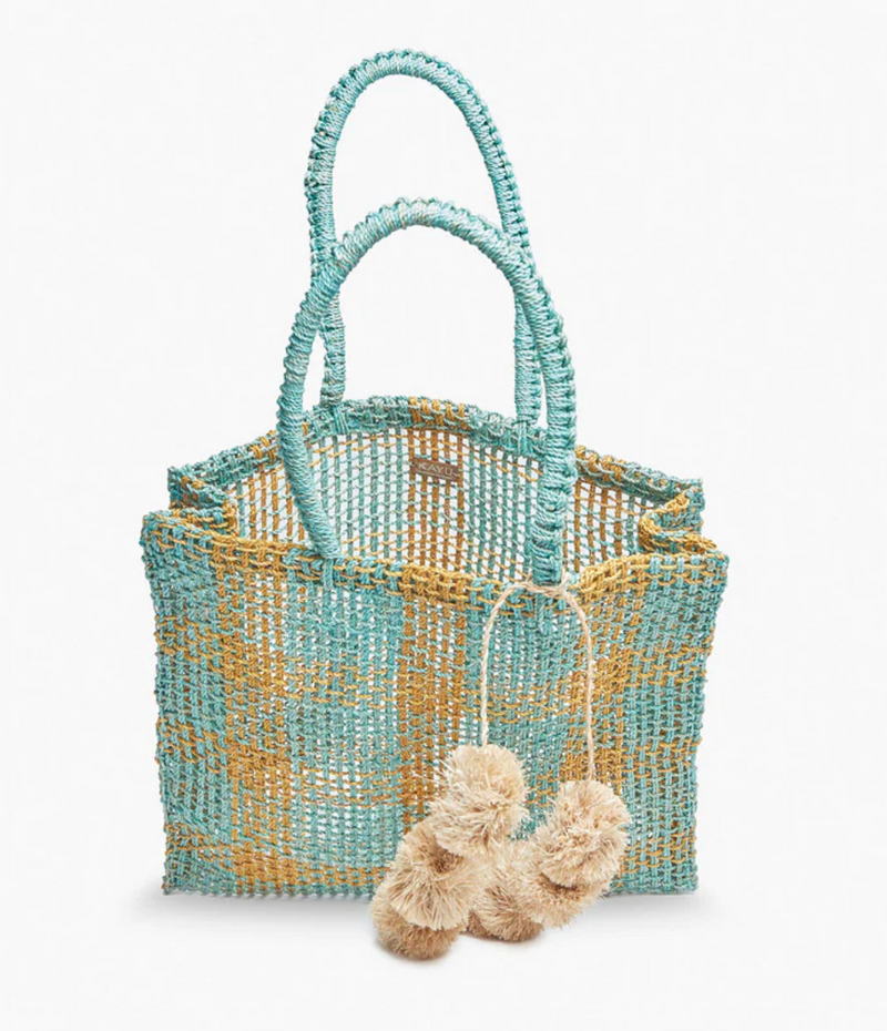 Kayu Olive Straw Tote Bag