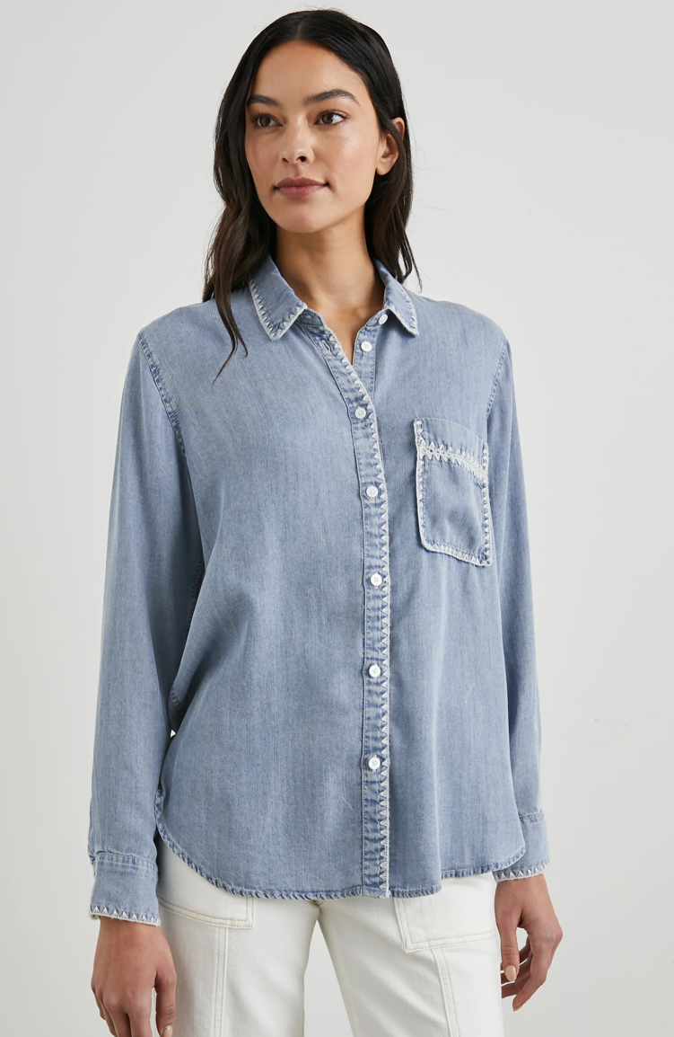 Rails Saya Shirt Medium Cloudy Wash | 4sisters1closet