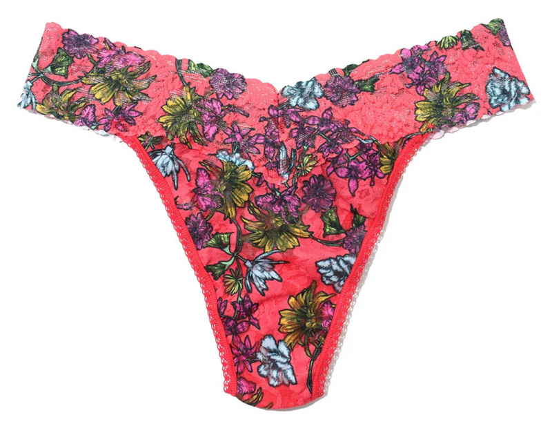 Hanky Panky Signature Lace Original Rise Thong Wonderland Blooms