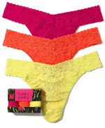 Hanky Panty Original Rise "Summer" Thong 3 Pack