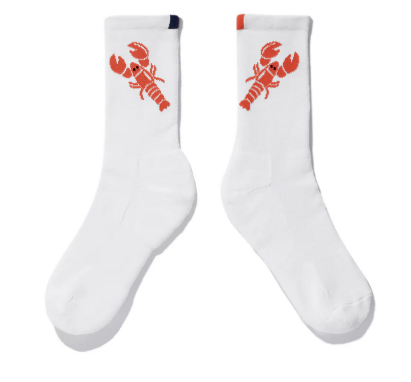 Kule Lobster Sock in White | 4sisters1closet