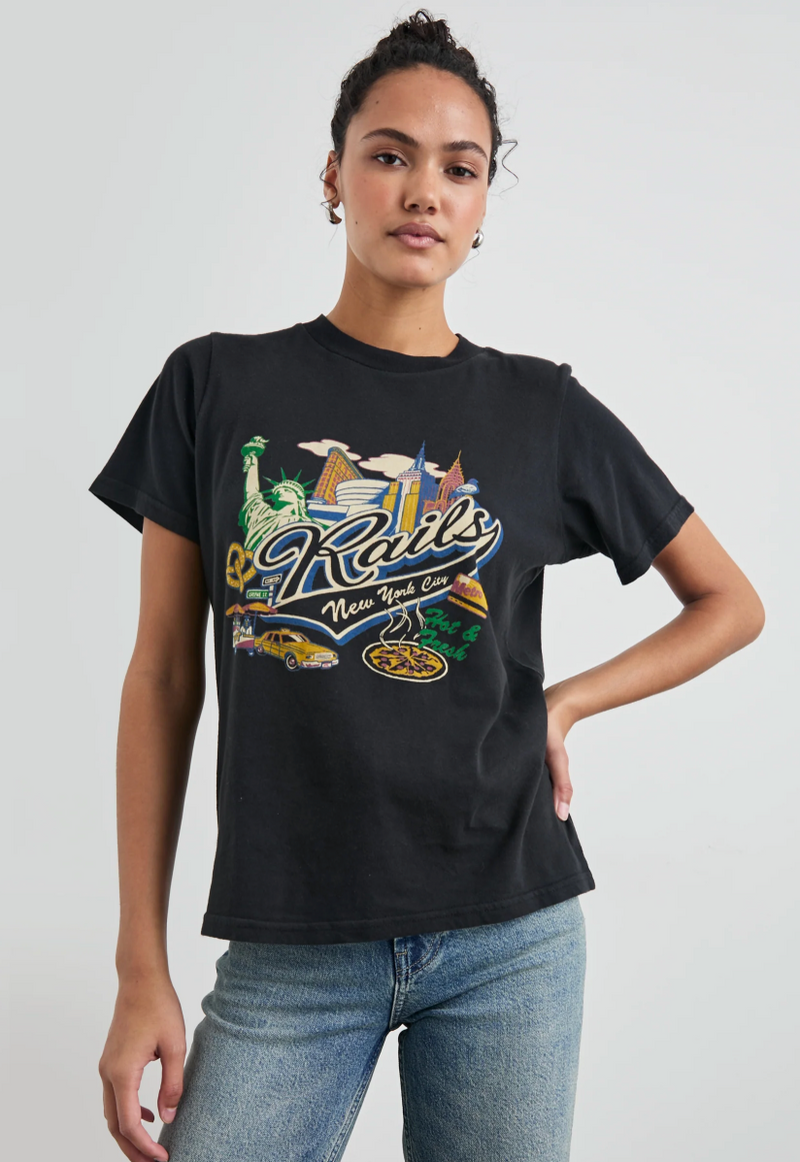 Rails Boyfriend Tee New York