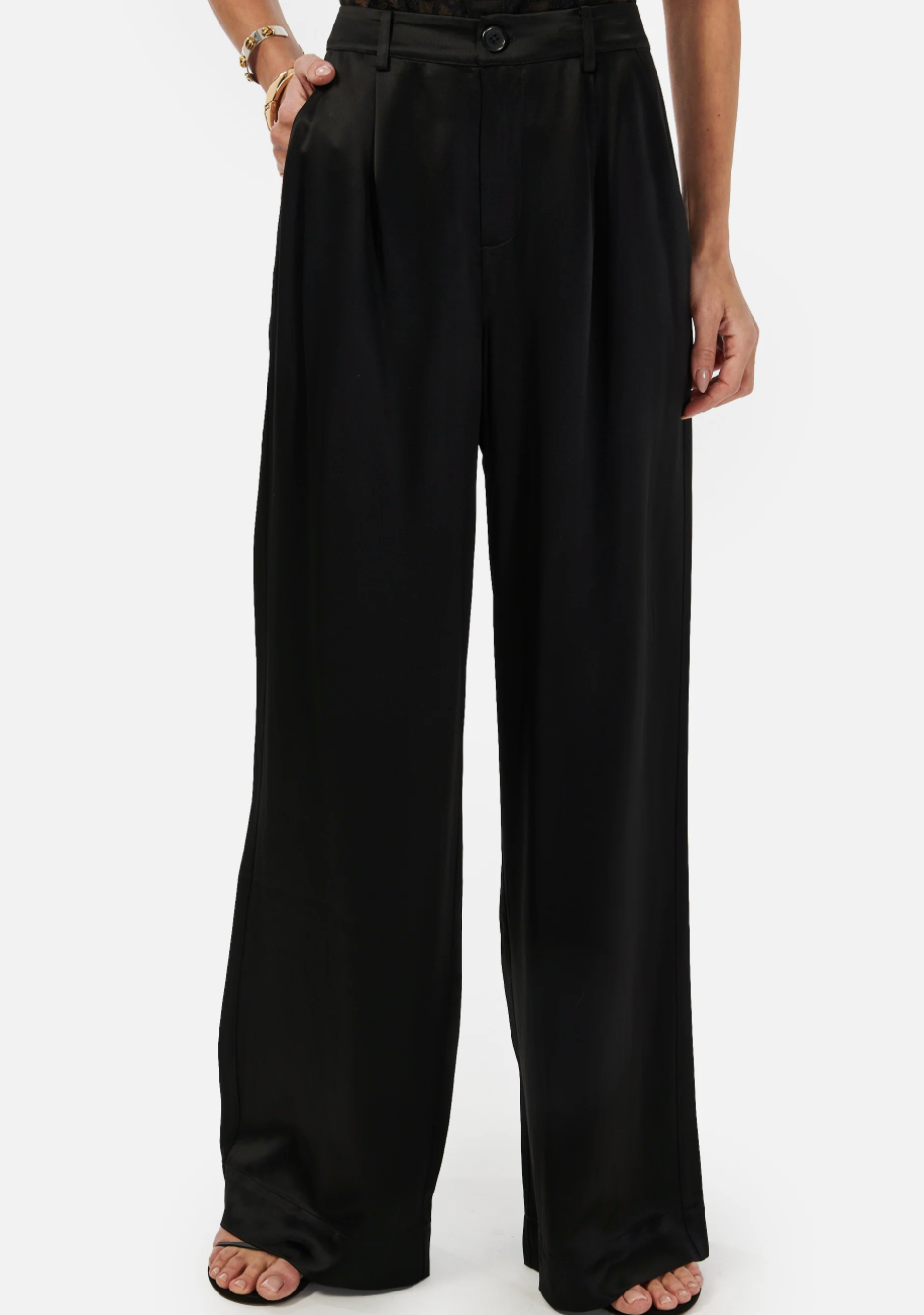 Cami NYC Noura Wide Leg Pant in Black | 4sisters1closet