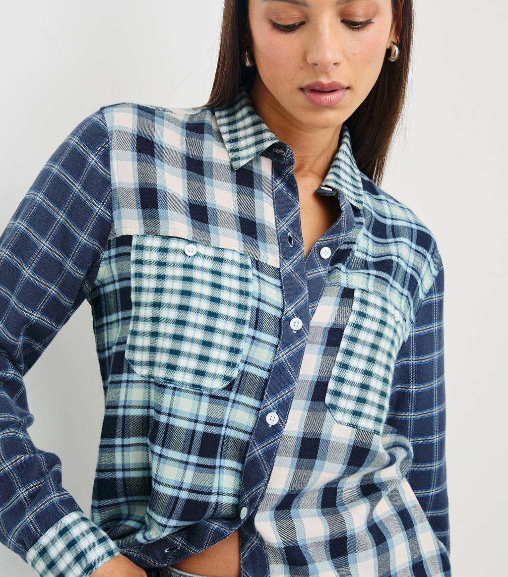 Rails Brando Sky Navy Mixed Plaid | 4sisters1closet