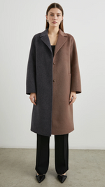 Rails Lore Coat Charcoal Mink Mix | 4sisters1closet