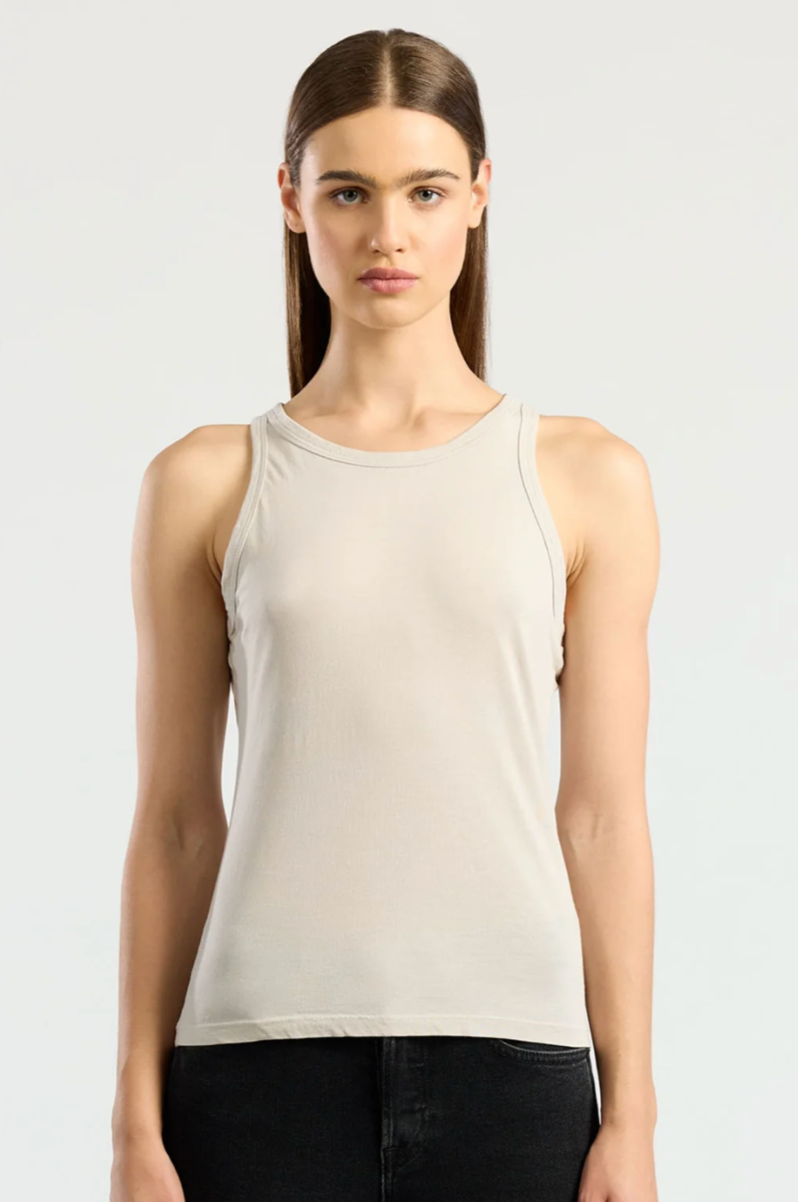 Cotton Citizen Standard Tank in Vintage Stone White | 4sisters1closet