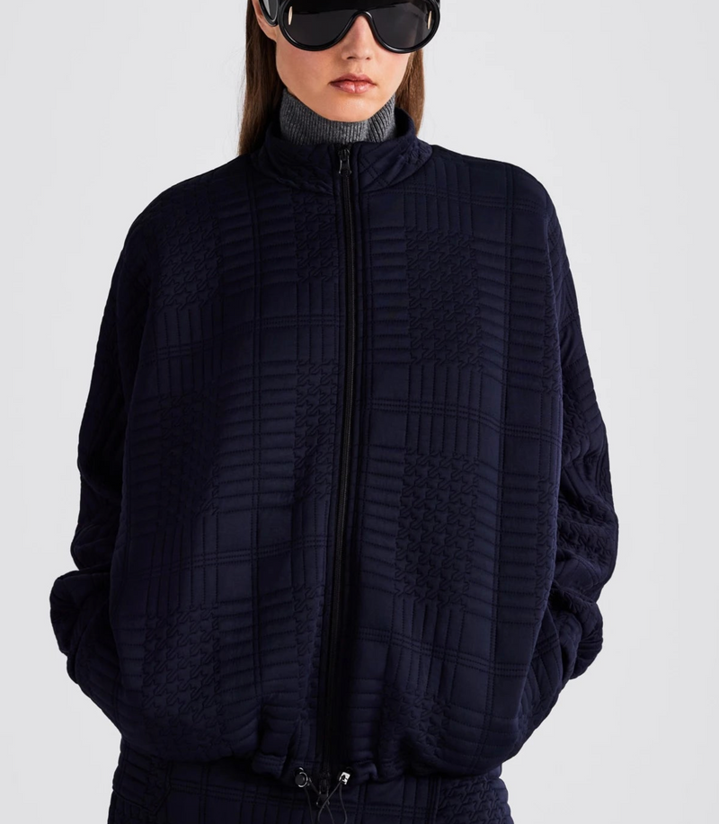 IN/ONE Pippa Matlsse Crop Jacket in Navy