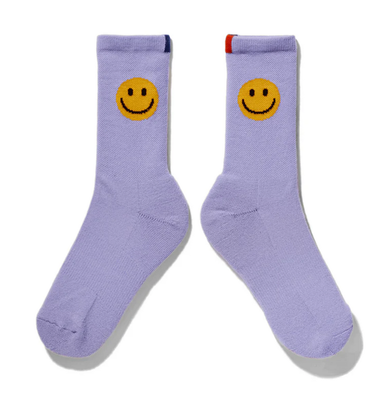 KULE Women's Smile Sock in Lilac