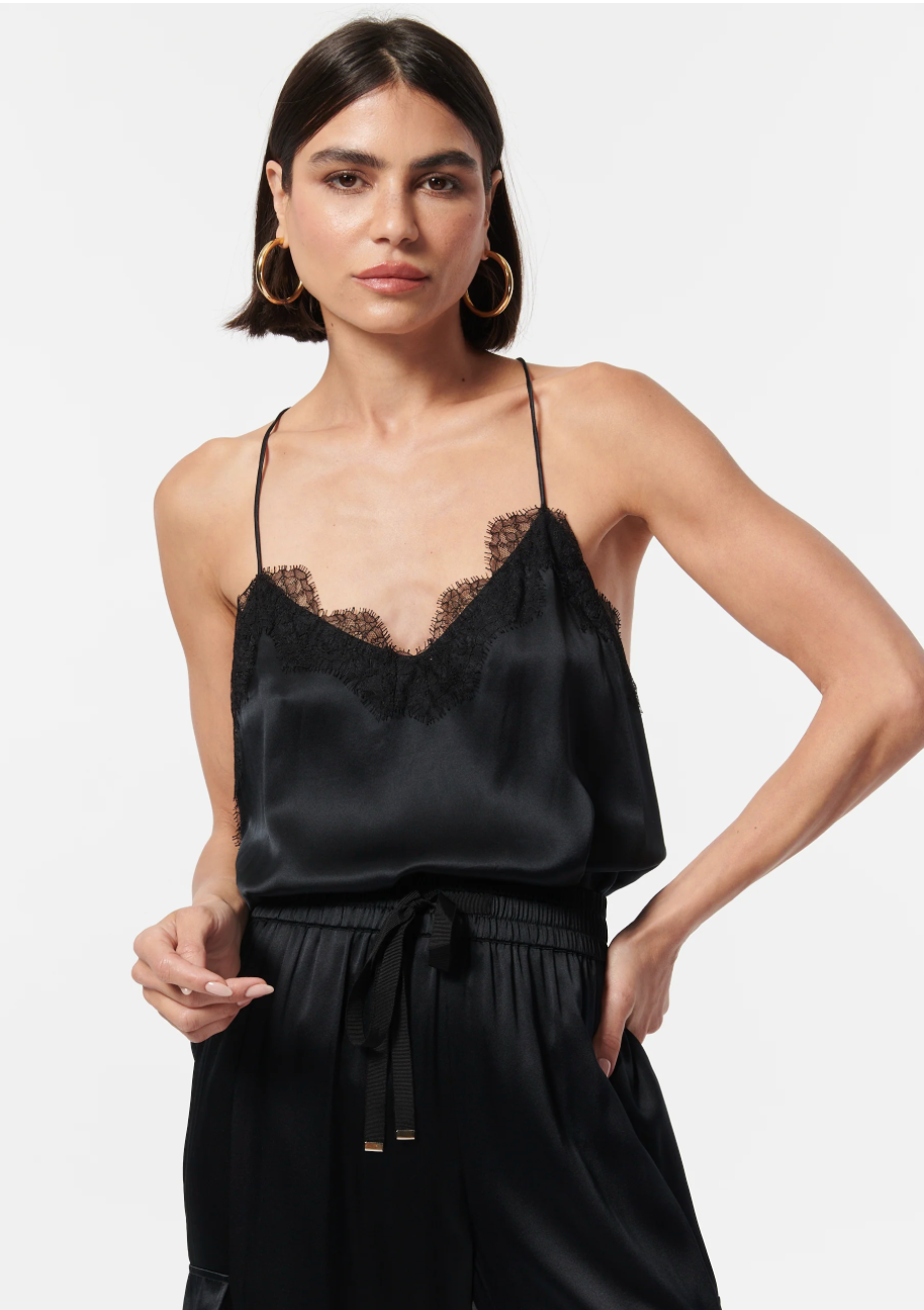 Cami NYC Charmeuse Cami in Black | 4sisters1closet