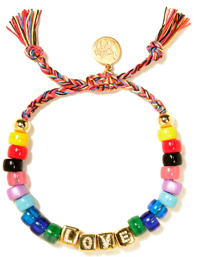 Vanessa Arizaga Rainbow LOVE Bracelet | 4sisters1closet