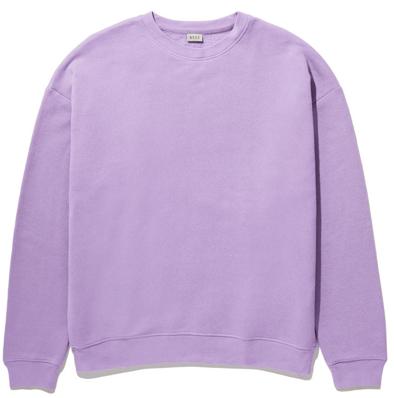 KULE The Oversized Spongee Sweatshirt Lilac | 4sisters1closet