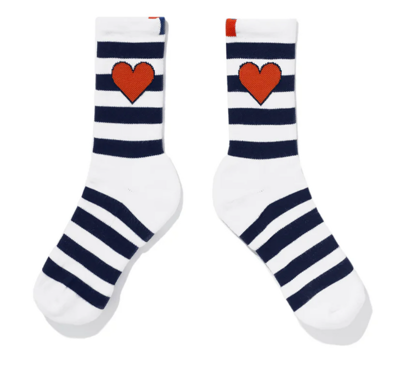 KULE Women's Heart Rugby Socks | 4sisters1closet