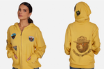 Lauren Moshi Smokey Bear Hezly Hoodie Vintage Yellow