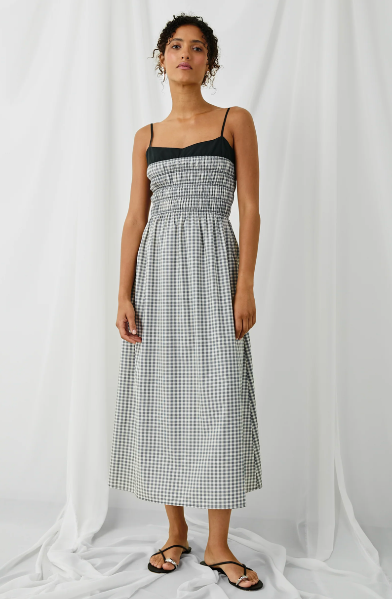 Rails Primrose Dress Ivory Jet Gingham | 4sisters1closet