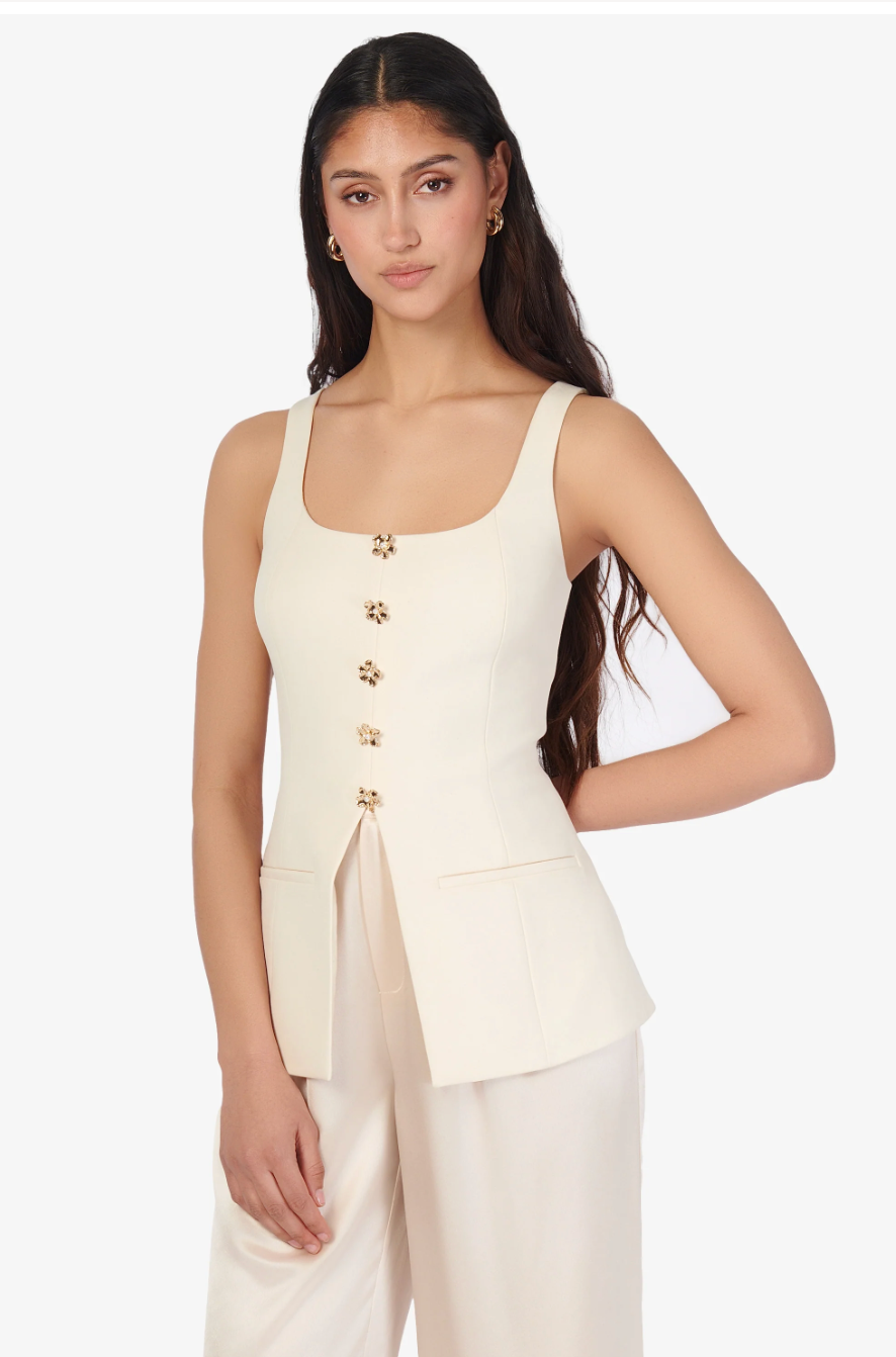 CAMI NYC Audra Corest Top in  Cream | 4sisters1closet