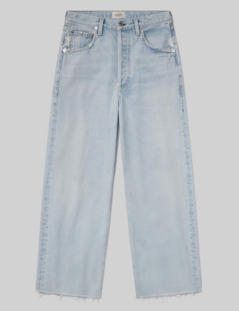 Citizens of Humanity Ayla Raw Hem Crop in Sailor
