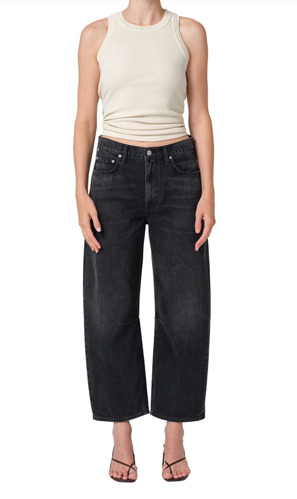 Citizens of Humanity Miro Domino Washed Black | 4sisters1closet