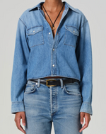 Citizens of Humanity Baby Shay Cropped Shirt | 4sisters1closet