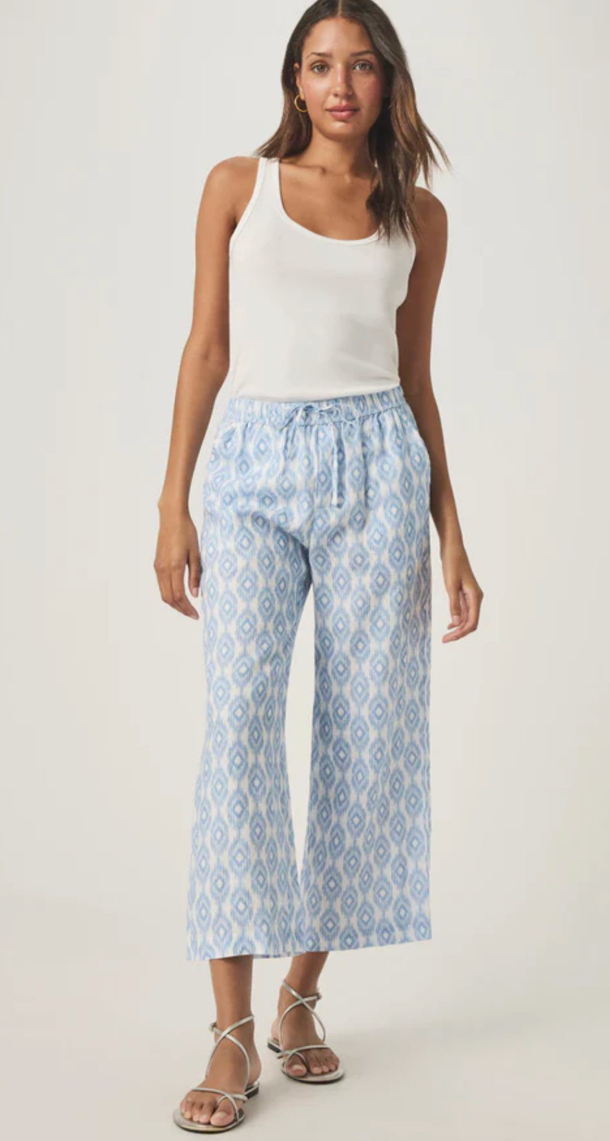Splendid Angie Ikat Crop Wide Leg Pant | 4sisters1closet