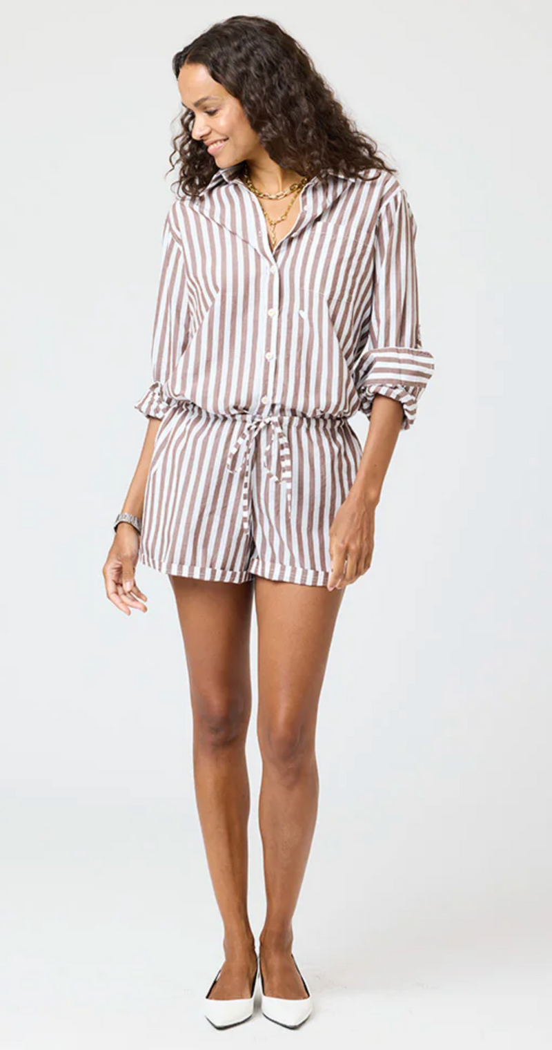 Kerri Rosenthal Weekend Stripe Shorts