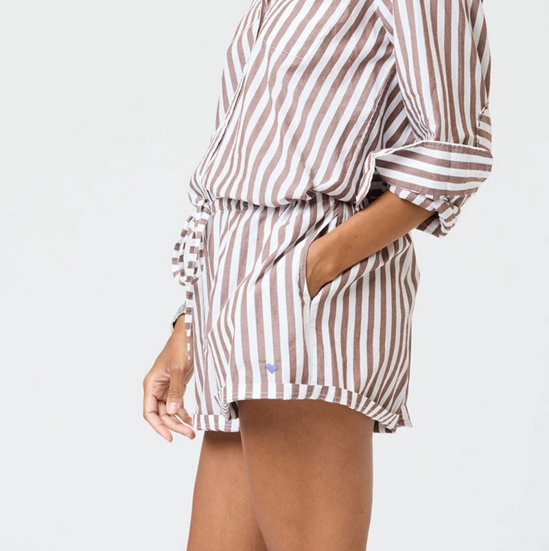 Kerri Rosenthal Weekend Stripe Shorts