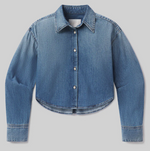 Citizens of Humanity Ana Cropped Shirt in Somerset