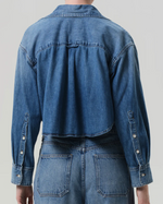 Citizens of Humanity Ana Cropped Shirt in Somerset