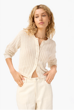CAMI NYC Dresden Cropped Cardigan in Macadamia