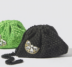 Maria La Rosa Crystal Lemon Mini Game in Black | 4sisters1closet